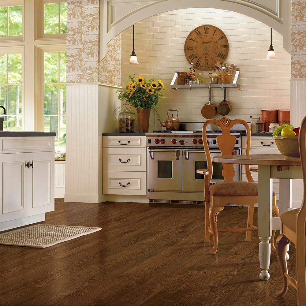 AO Oak Deep Russet 3/4-inch Thick x 5-inch W Hardwood Flooring (23.5 sq. ft. / case)