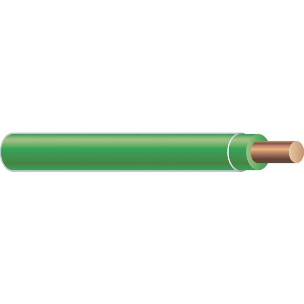 Fil électrique solide T90 12 AWG 150M - Vert