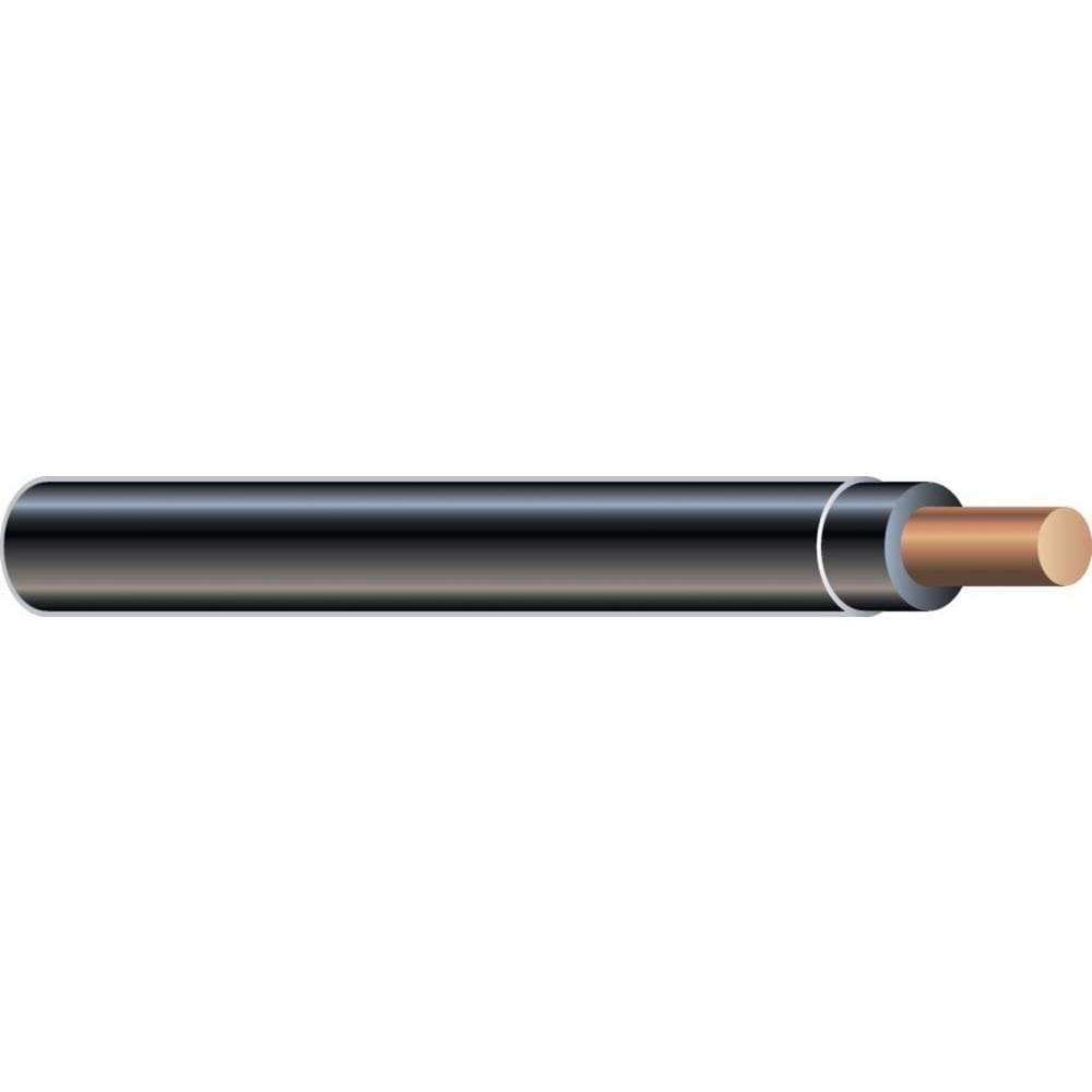 T90 12 AWG 150M Solid Electrical Wire - Black