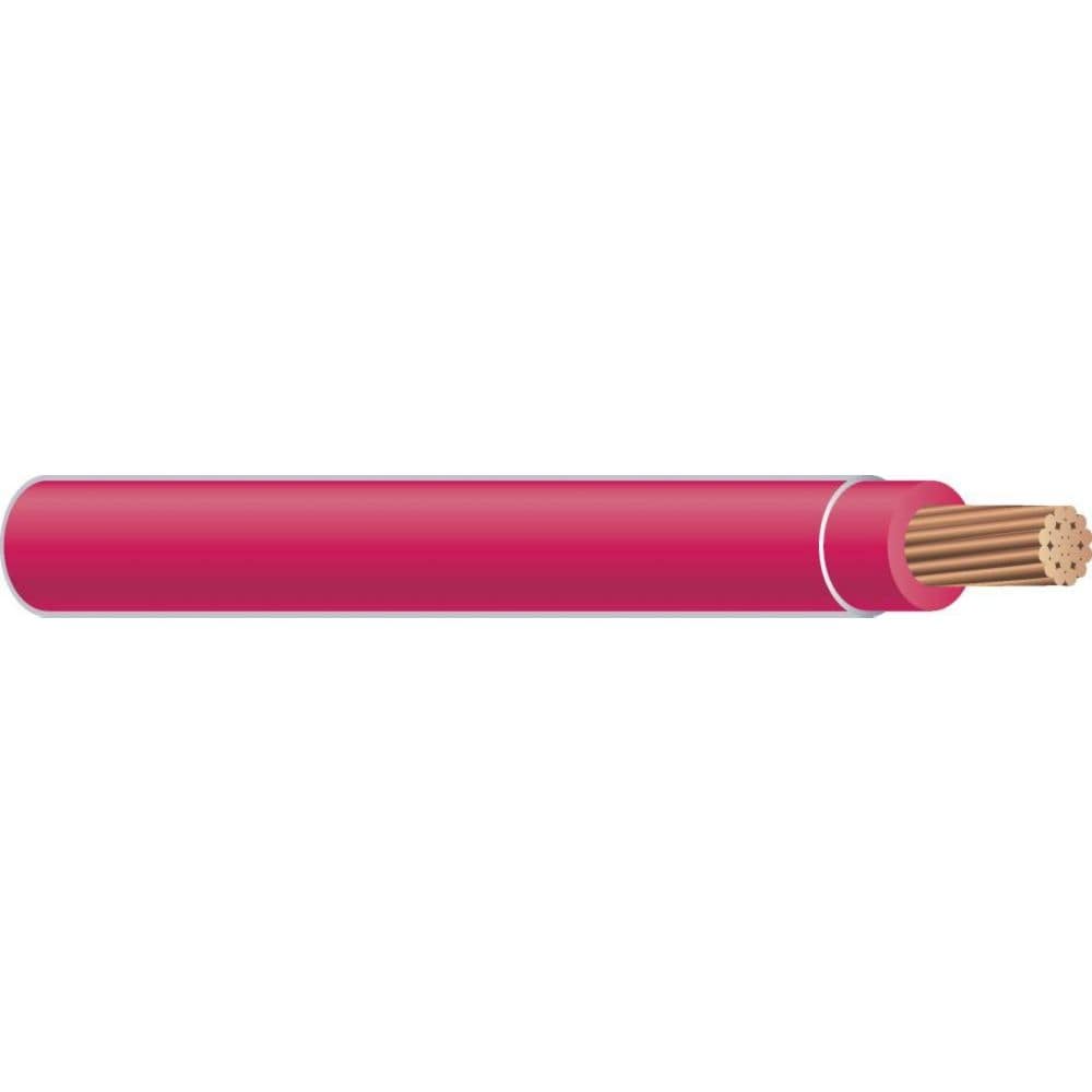 Fil électrique toronné T90 10 AWG 150M - Rouge