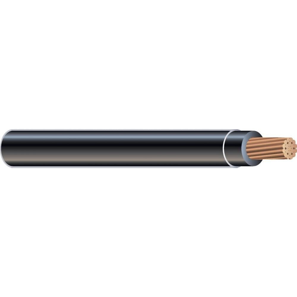 Fil électrique toronné T90 10 AWG 150M - Noir