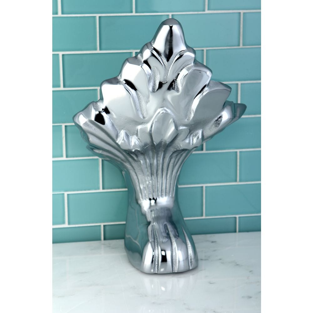 Double Slipper 6 ft. Cast Iron Clawfoot Bathtub in White and Faucet Combo in Chrome