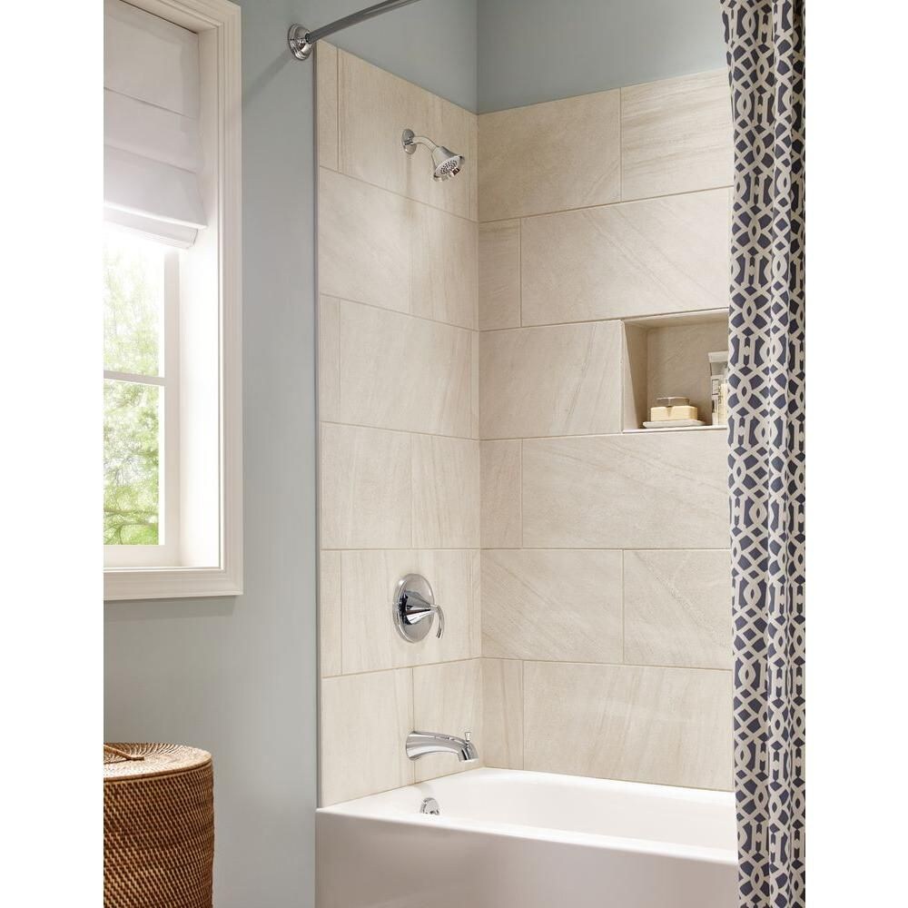 Glyde Single-Handle Posi-Temp Valve Only Trim Kit in Brushed Nickel (Valve Not Included)