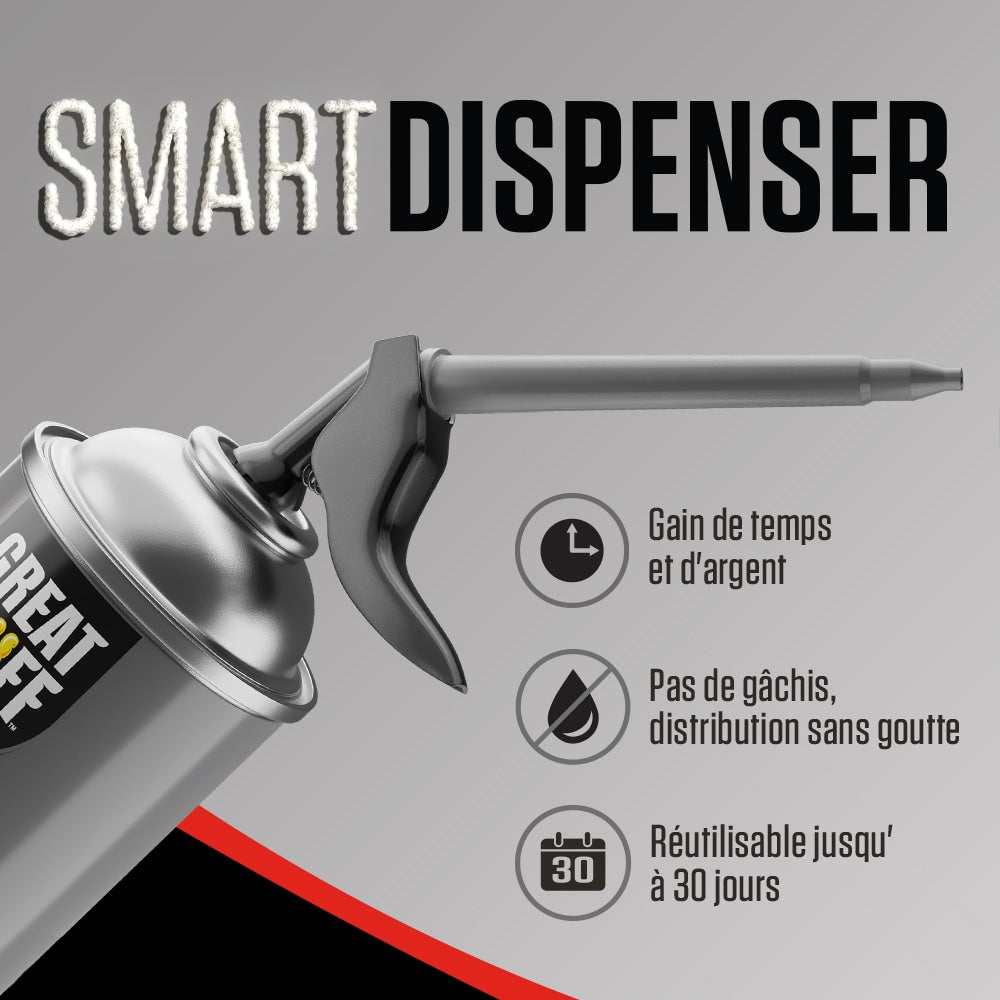 Multipurpose Black with Smart Dispenser 16 oz. Expanding Spray Foam Insulation, 454 g