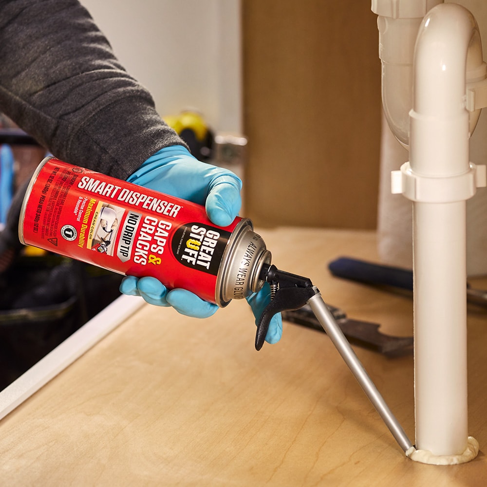Gaps & Cracks with Smart Dispenser  16 oz. Expanding Spray Foam Insulation, 454 g