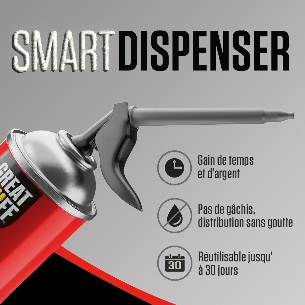 Gaps & Cracks with Smart Dispenser  16 oz. Expanding Spray Foam Insulation, 454 g