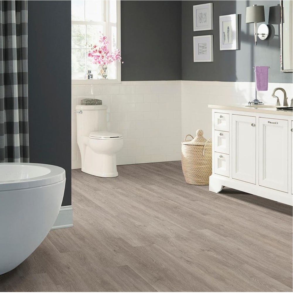 Taupe Oak 6-inch x 36-inch Peel and Stick Vinyl Plank (18 sq. ft. / case)
