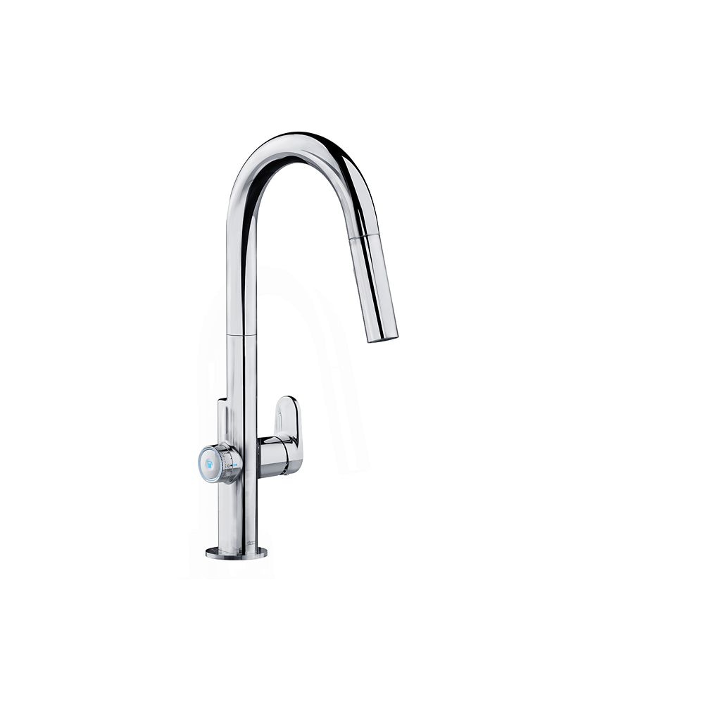 Robinet de cuisine Beale MeasureFill à poignée unique et double jet avec technologie tactile en chrome (robinet inclus)
