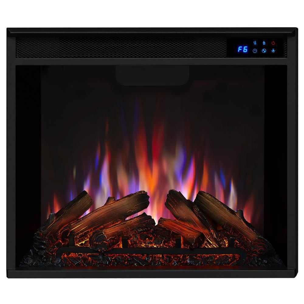 Ashley Electric Fireplace in Blackwash