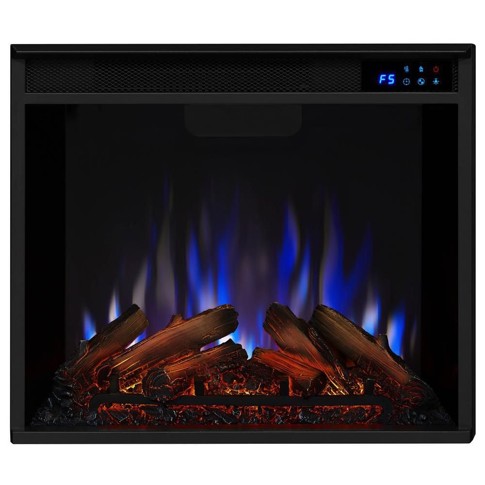 Ashley Electric Fireplace in Blackwash