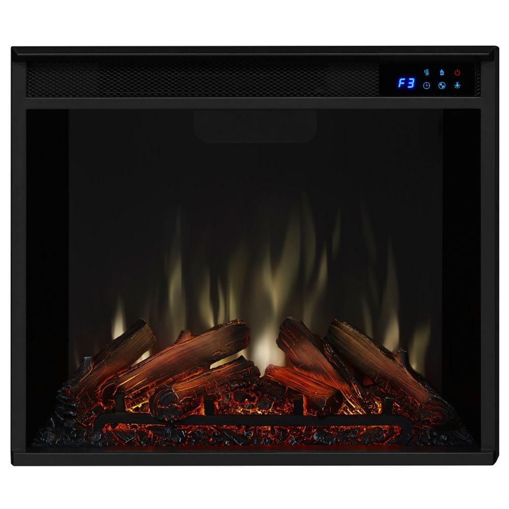 Ashley Electric Fireplace in Blackwash
