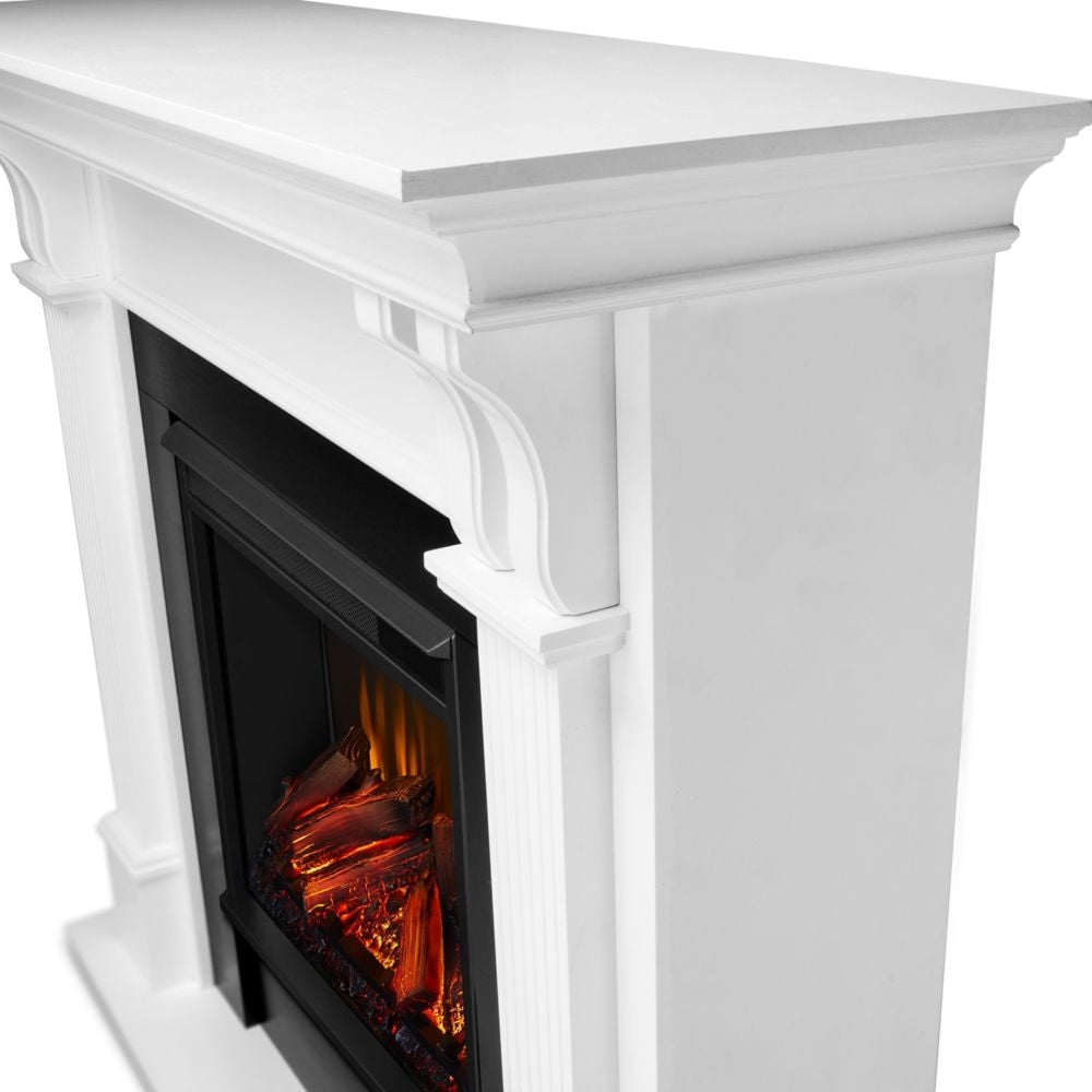 Ashley Electric Fireplace in White