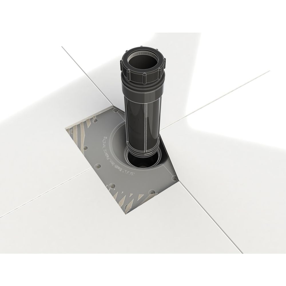 Kit de vidange F2 en PVC pour installation de baignoire autoportante