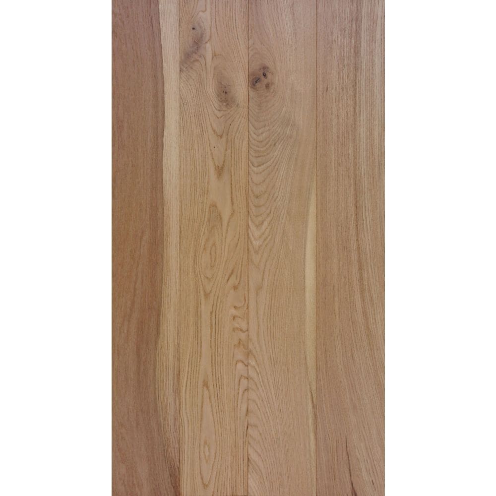 Plancher de bois franc d'ingénierie emboîtable en chêne blanc Trail Random L x 6,5 po l x 12,7 mm beige (17,05 pi2/caisse)