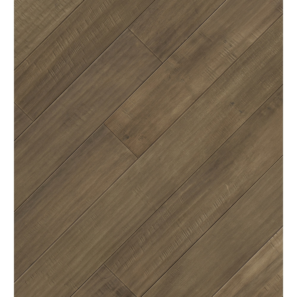 Plancher de bois franc d'ingénierie emboîtable Spiritwood Maple Random L x 6,5 po l x 12 mm gris (17,05 pi2/caisse)
