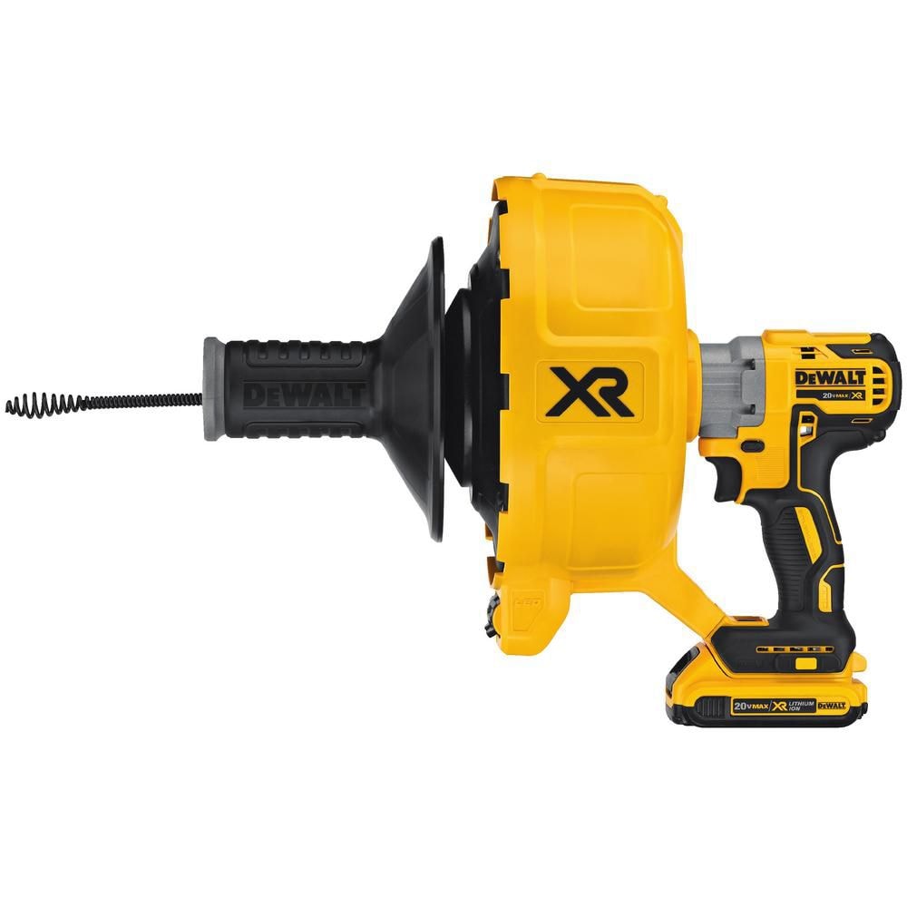 20V MAX XR Lithium-Ion Cordless Brushless Drain Snake with 2Ah Battery, Charger and Kit Box