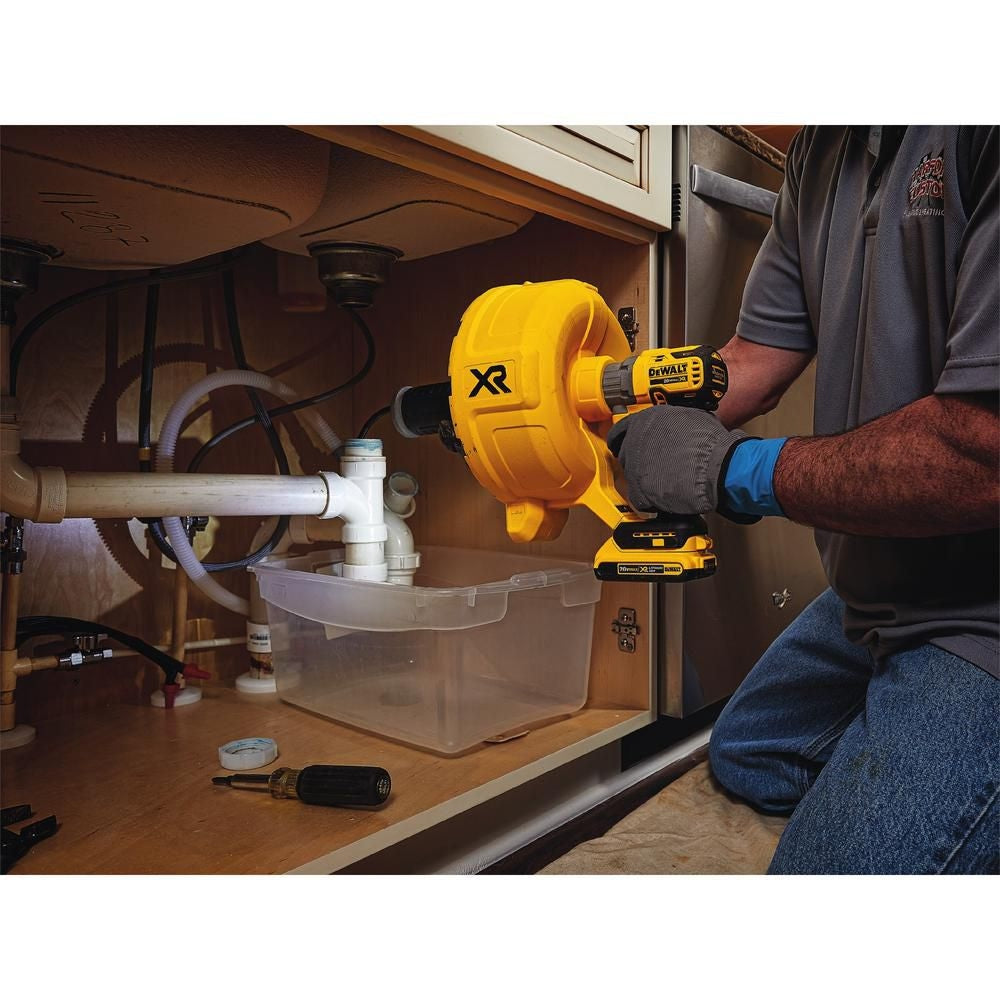 20V MAX XR Lithium-Ion Cordless Brushless Drain Snake with 2Ah Battery, Charger and Kit Box