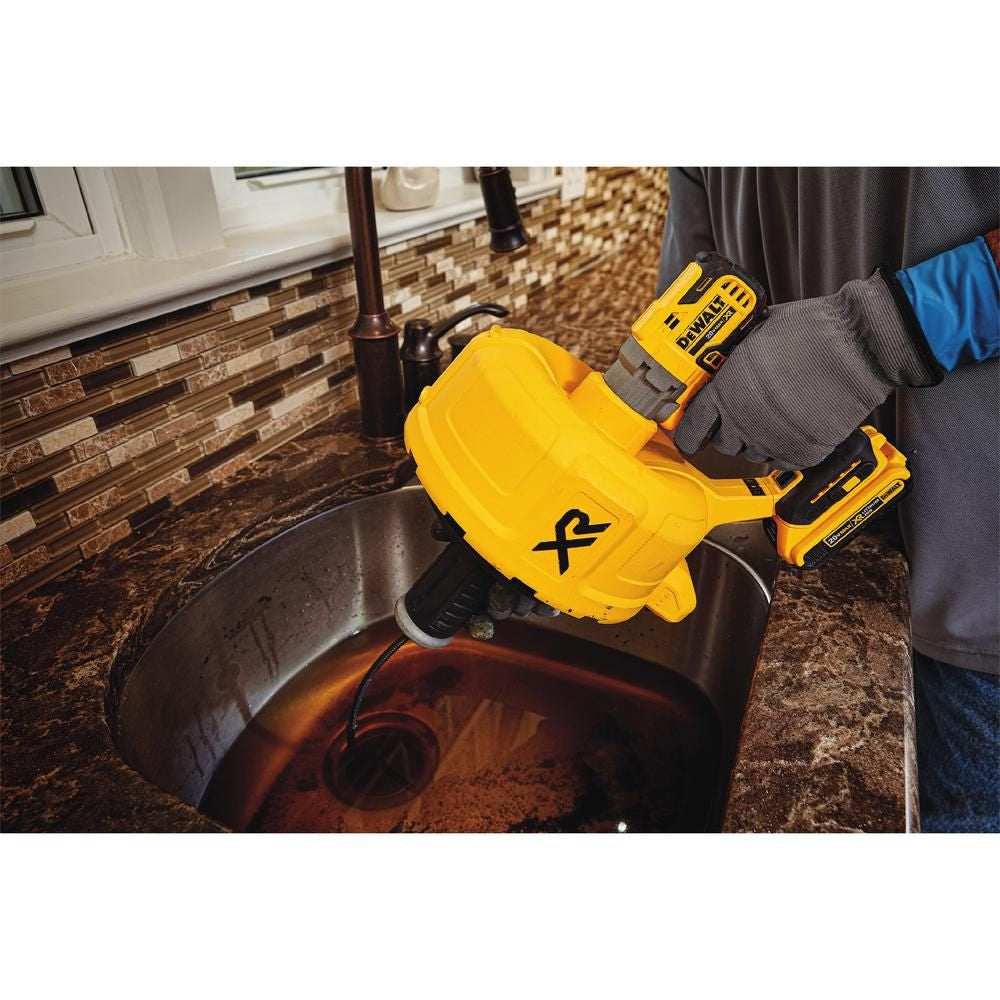 20V MAX XR Lithium-Ion Cordless Brushless Drain Snake with 2Ah Battery, Charger and Kit Box