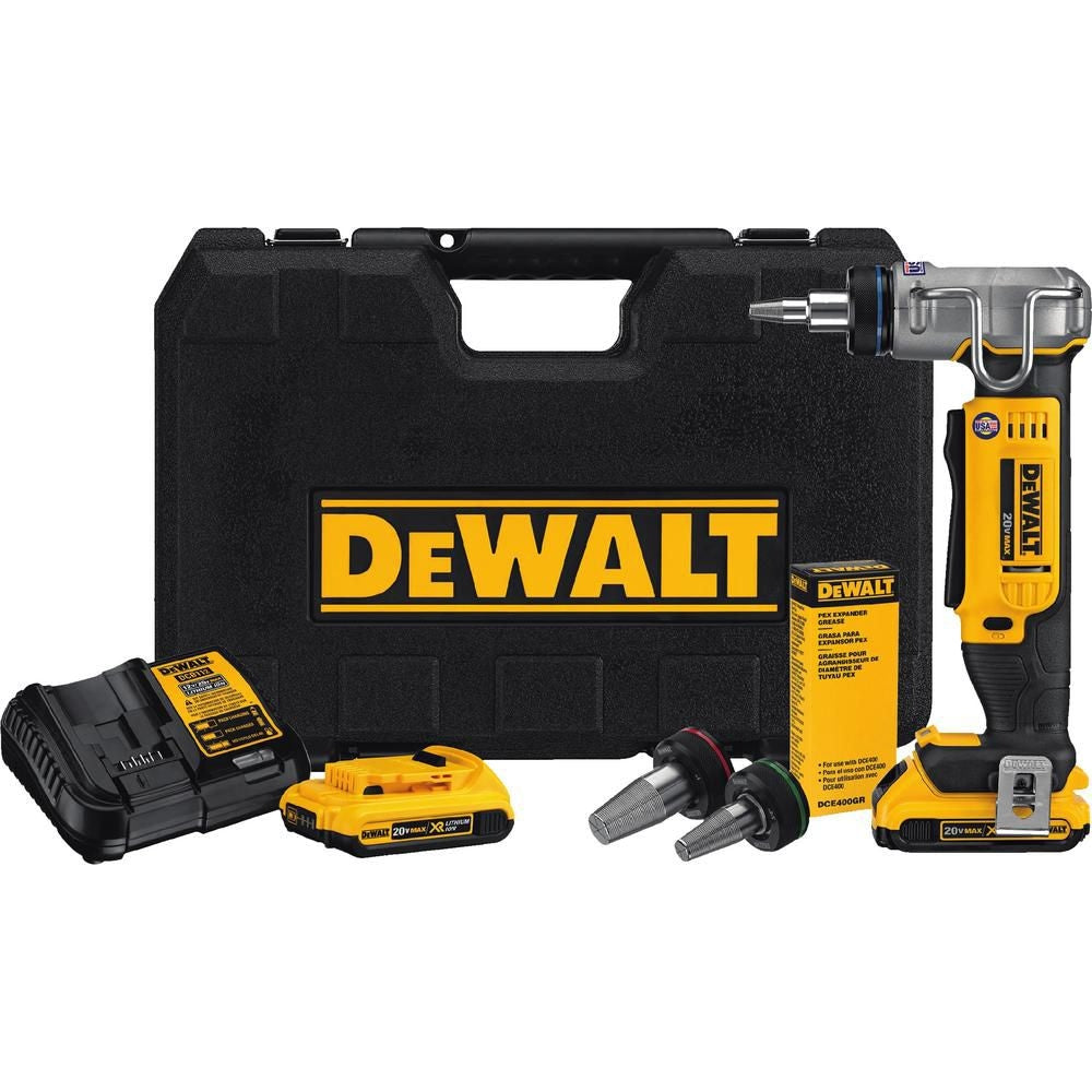 20V MAX Lithium-Ion Cordless 1-inch PEX Expander Tool Kit with (2) 2Ah Batteries, Charger and Case