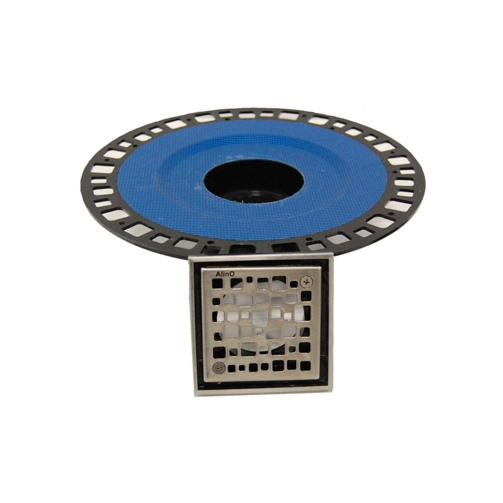 60-inch x 60-inch ABS Shower Kit (Square - Nickel)