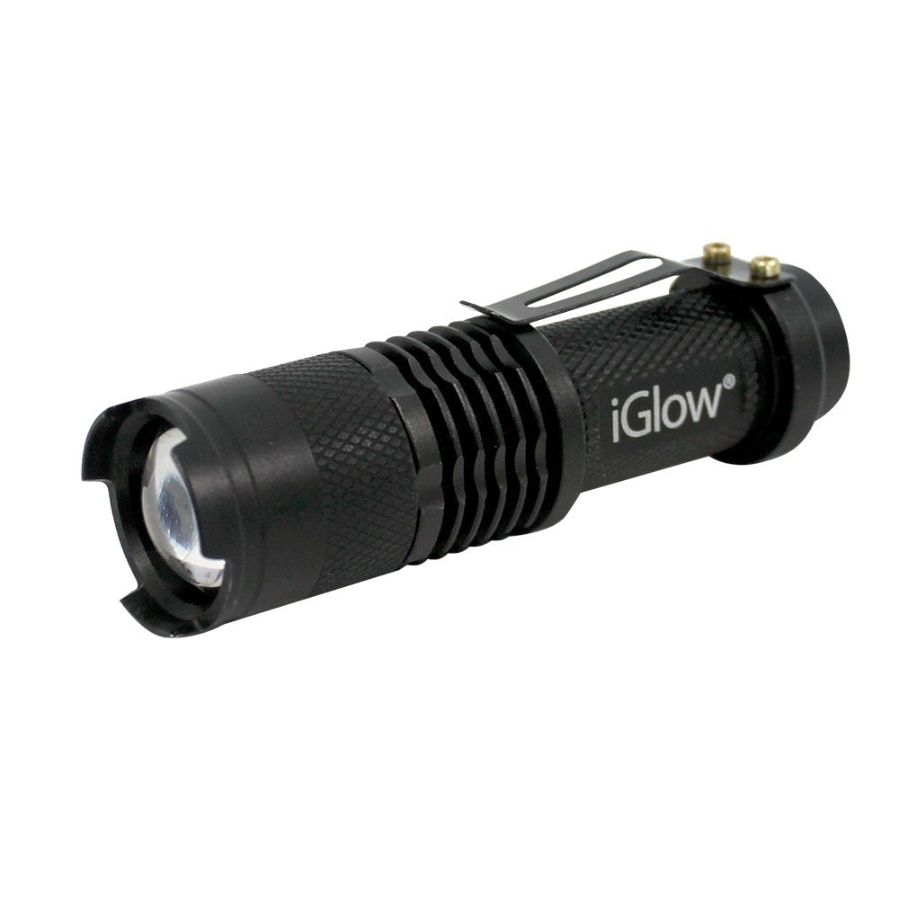 High Power Tactical LED Flashlight with Clip