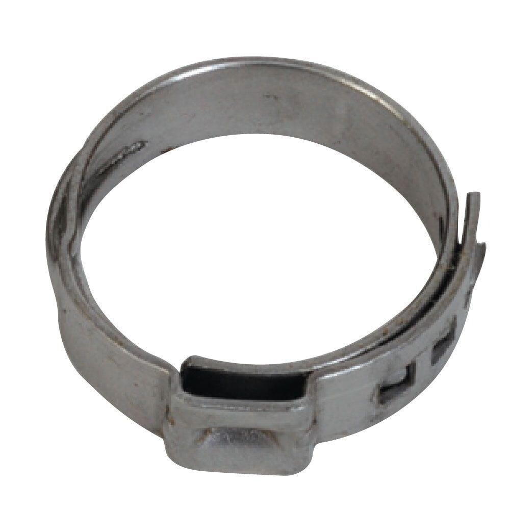 Collier de serrage cannelé en acier inoxydable PEX de 3/4 po pour tuyau PEX - Paquet de 100