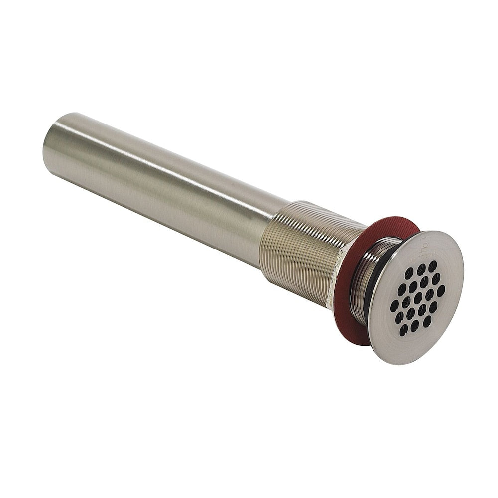 Satin Nickel Grid Drain without Overflow