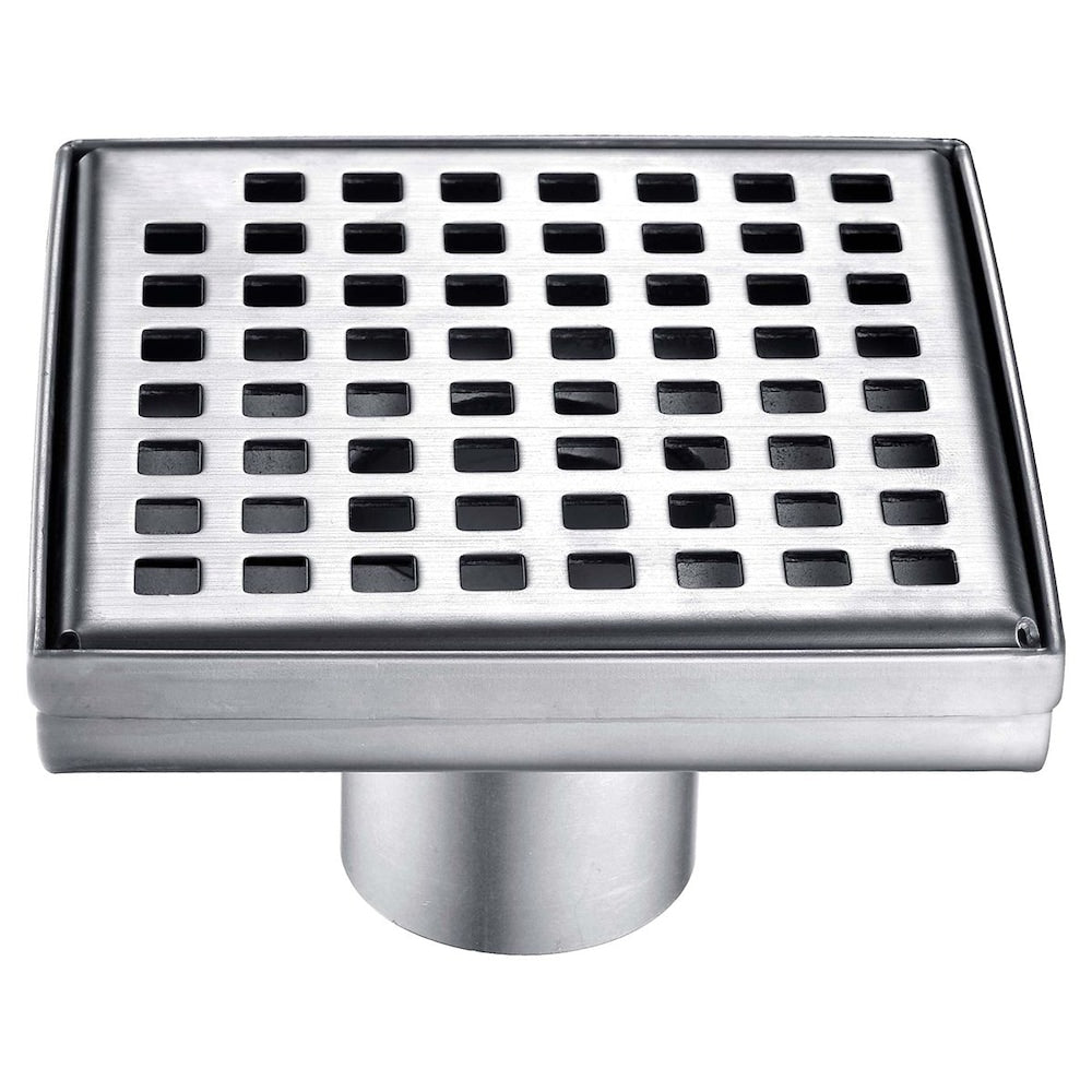 Square Shower Drain Square Grid