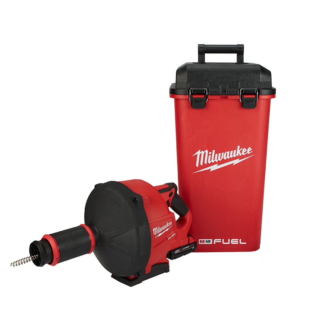M18 FUEL 18V Lithium-Ion Cordless Drain Cleaning Snake Auger with 5/16-inch Cable Drive Kit