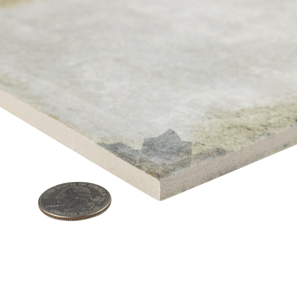 D'Anticatto Decor Arezzo 8-3/4-inch x 8-3/4-inch Porcelain Floor and Wall Tile (11.25 sq. ft. /case)