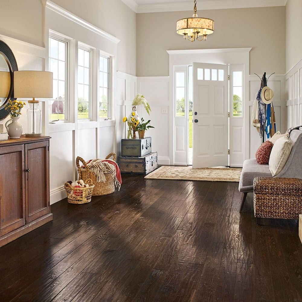 Oak Brown Harmony 3/4-inch T x 5-inch W x Varying L Solid Hardwood Flooring (23.5 sq.ft./case)