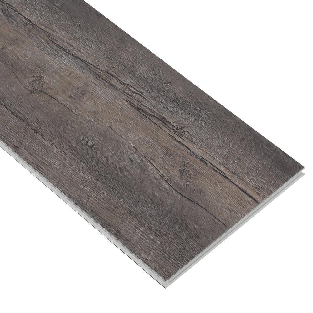 Dark Oak 8.7-inch  x 59.4-inch  Luxury Vinyl Plank Flooring (21.45 sq. ft. / case)