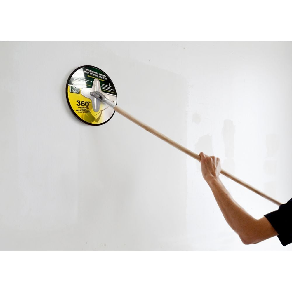 9 inch Round Pole Sander with Velcro Backing