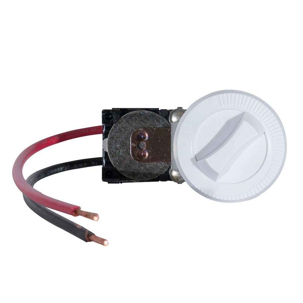 Kit de thermostat unipolaire 22 A blanc pour radiateurs électriques à air pulsé muraux Com-Pak, Com-Pak Max et Com-Pak Twin