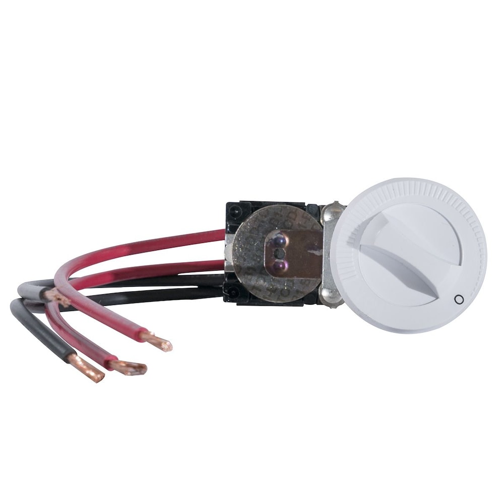 Kit de thermostat bipolaire 22 A blanc pour radiateurs électriques à air pulsé encastrés Com-Pak, Com-Pak Max et Com-Pak Twin