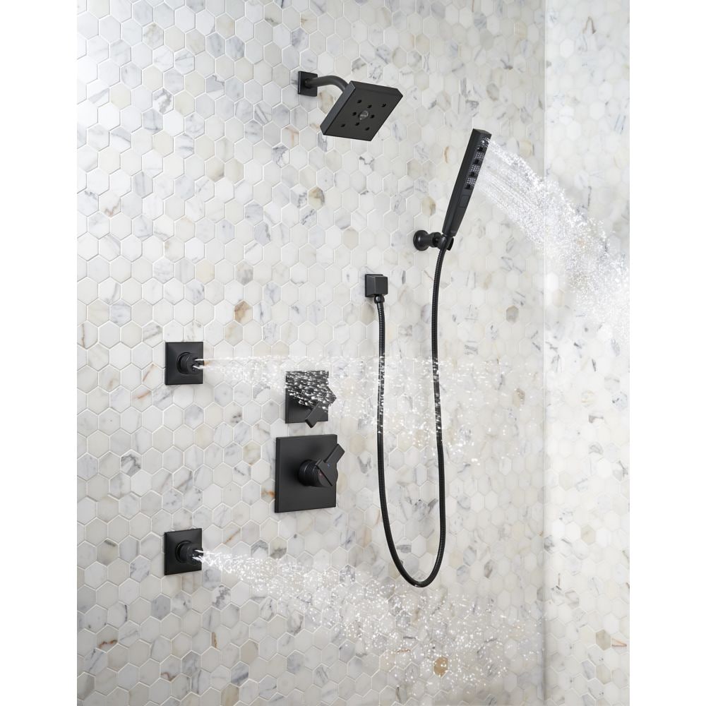 Ara 3-Setting Diverter Trim in Matte Black (Valve Not Included)
