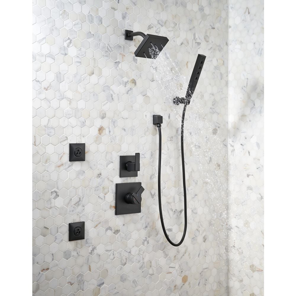 Ara 3-Setting Diverter Trim in Matte Black (Valve Not Included)