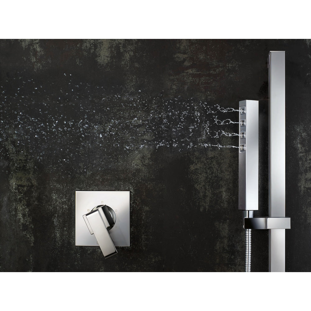 Ara 6-Setting Diverter Trim in Matte Black (Valve Not Included)