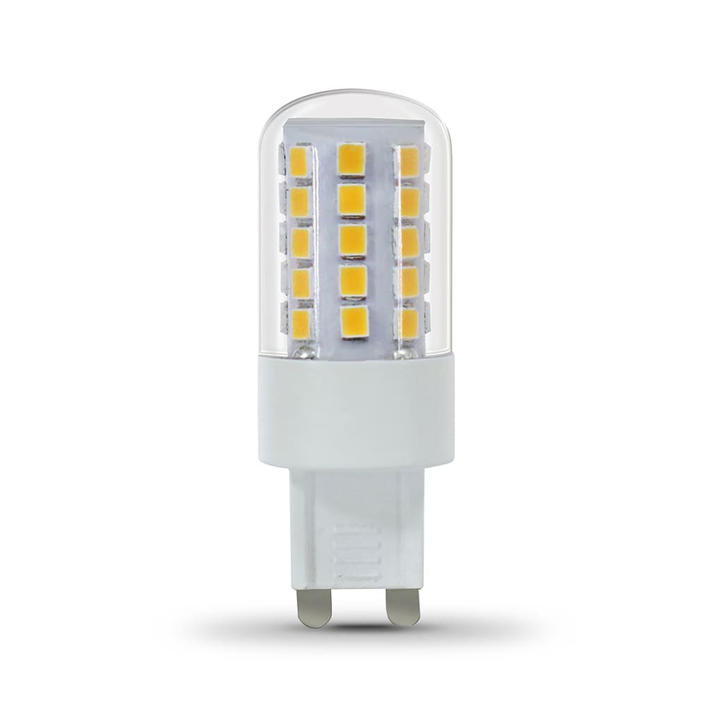 Ampoule LED à culot à deux broches G9 équivalente à 40 watts et 500 lumens, blanc chaud 3 000 K