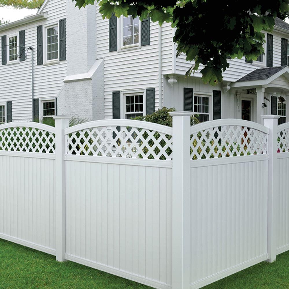 5 in. x 5 in. White New England Vinyl Post Cap