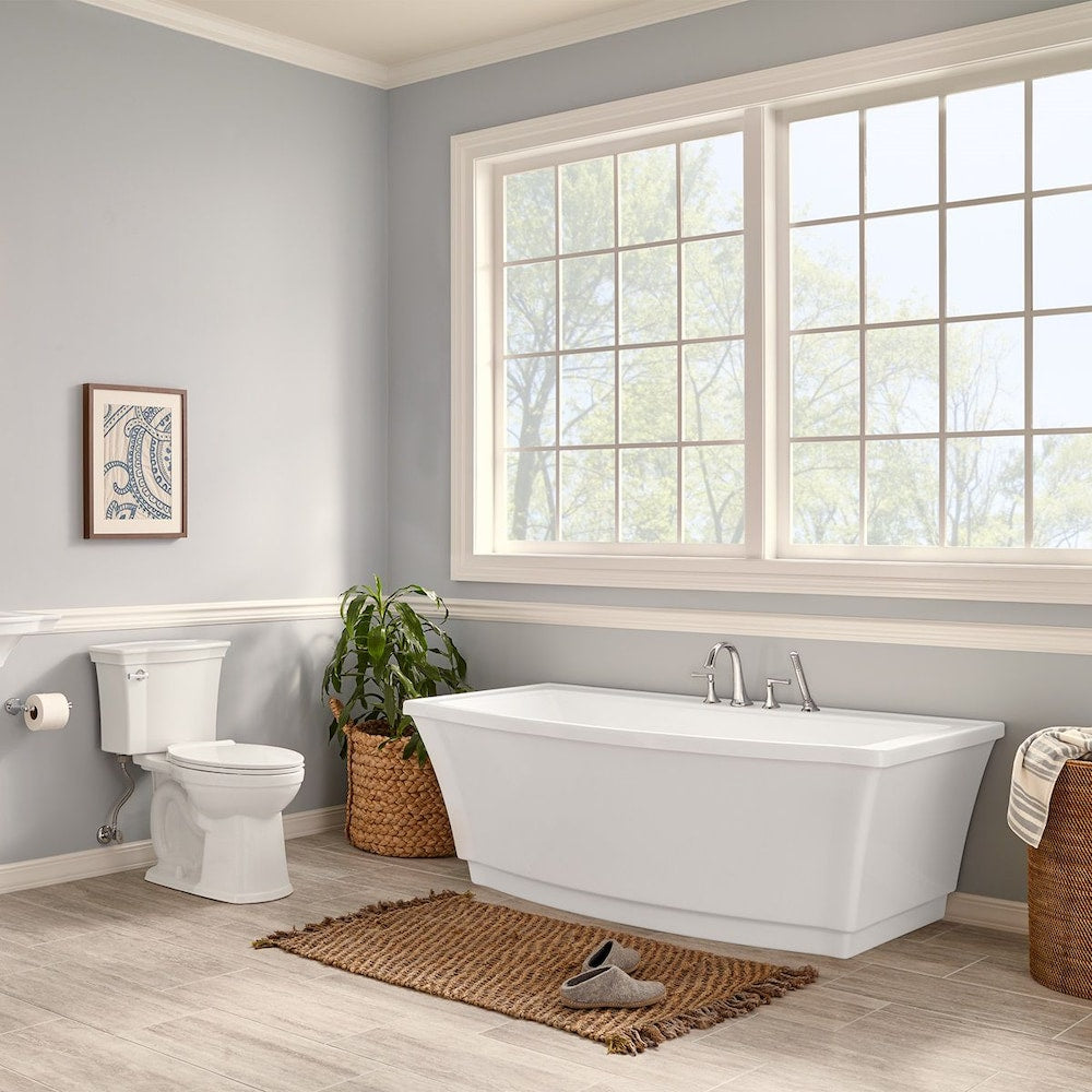 Baignoire autoportante Estate 68x36 en blanc