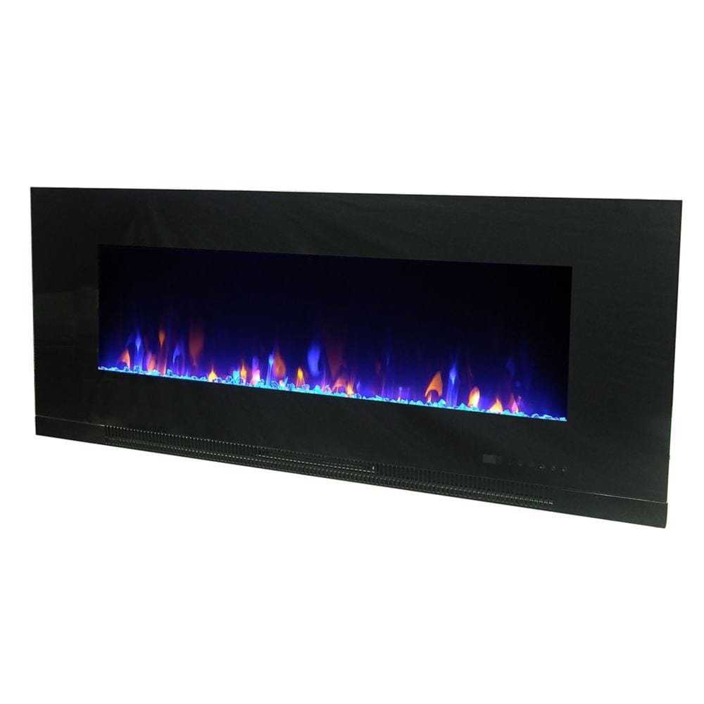 Mirage 60-inch Wall Mount with Multi-Colour Flames