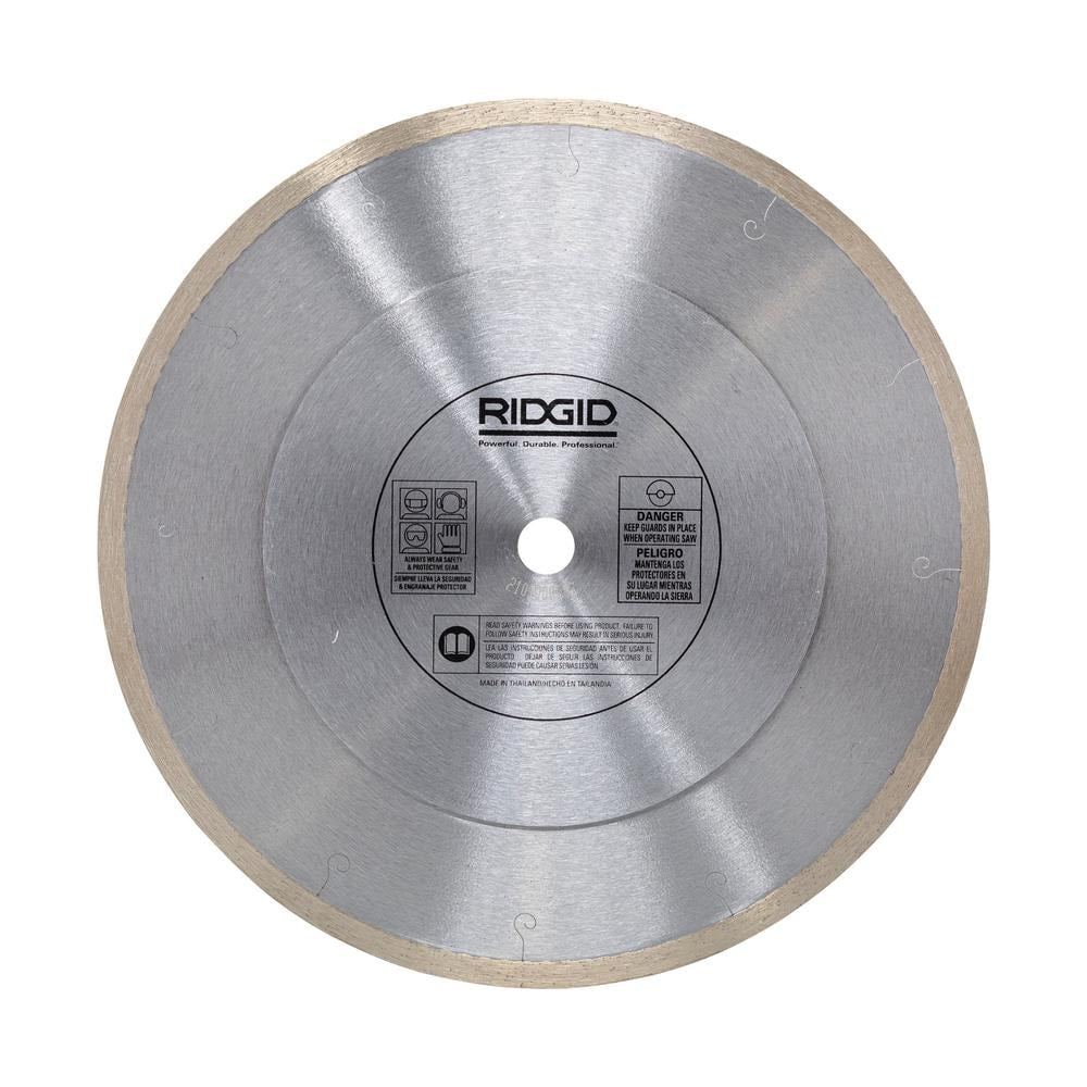 10-inch Continuous Rim Diamond Blade with Reinforced Hub