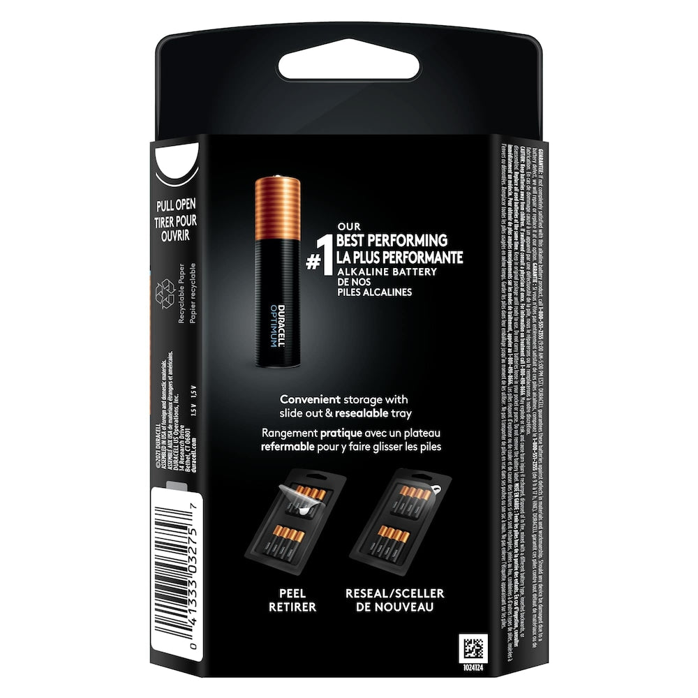 Optimum AAA Batteries, 8 Pack Alkaline Battery