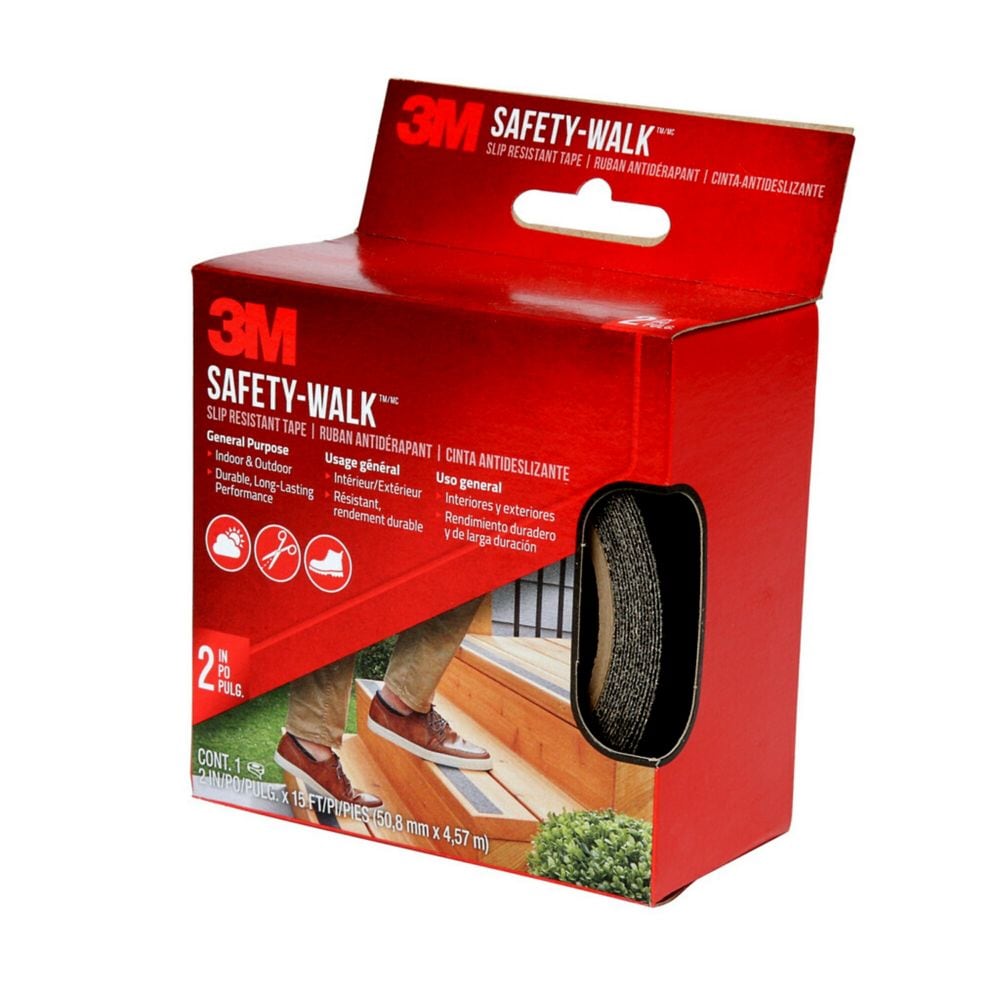 Slip Resistant Tape 610B-R2X180, Black, 2 in x 15 ft