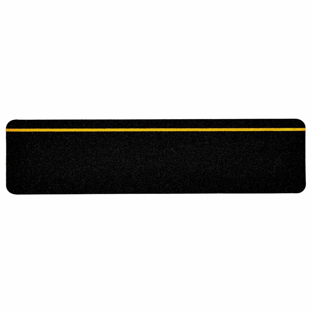 Slip Resistant Reflective Tread 600BY-T6X24, Black, 6 in x 2 ft