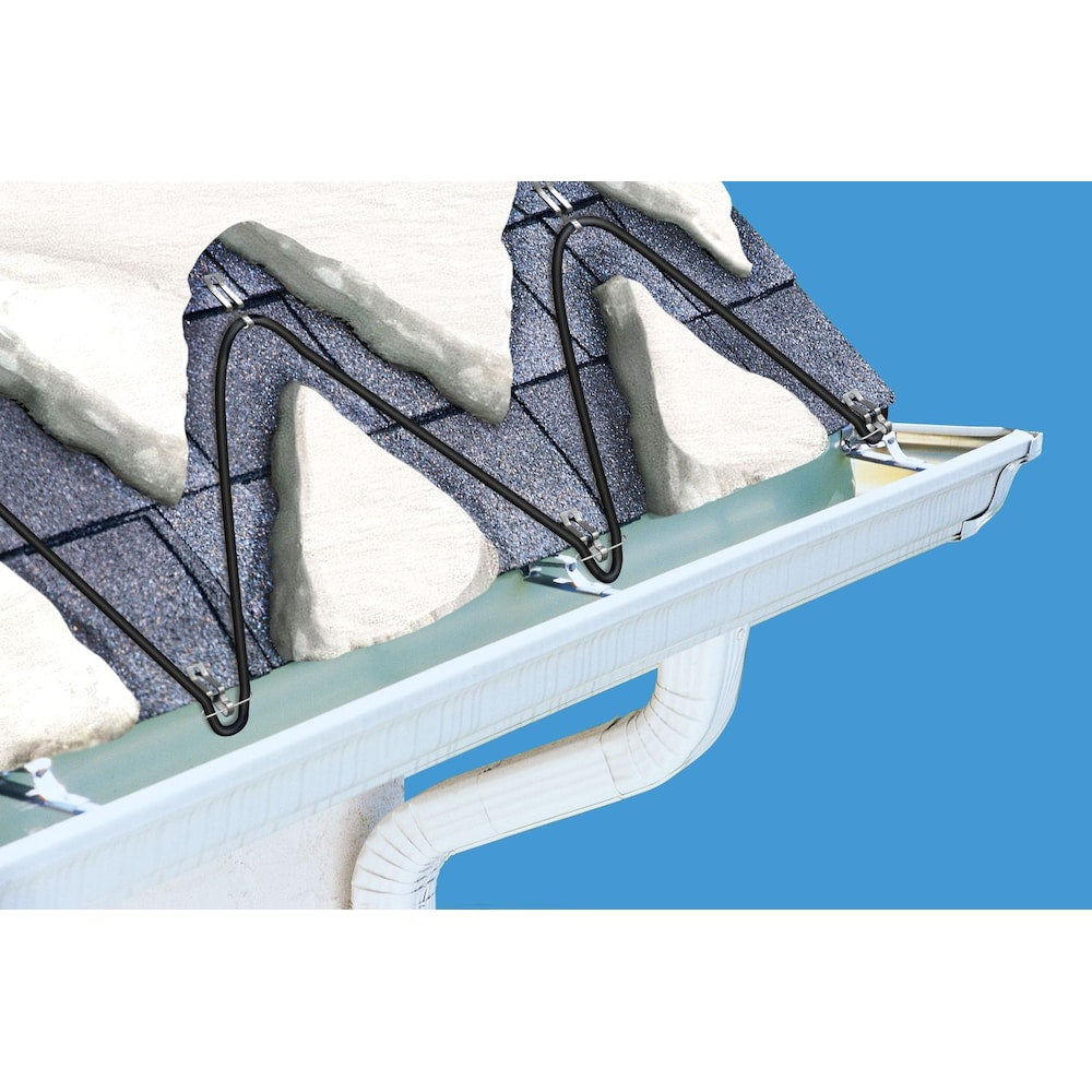 30 Ft Roof and Gutter Deicing Cable Kit Plug_In 120V