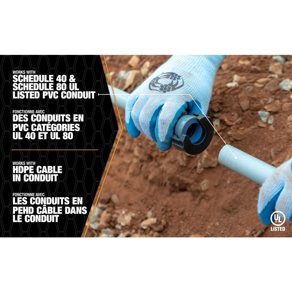 Connecteur SIMPush-CIC Connect en PVC de 1 pouce à 90 degrés