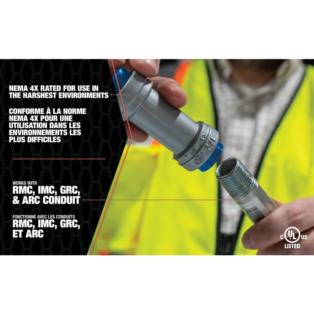 3/4 inch Rigid & IMC SIMPush Type-LR Conduit Body