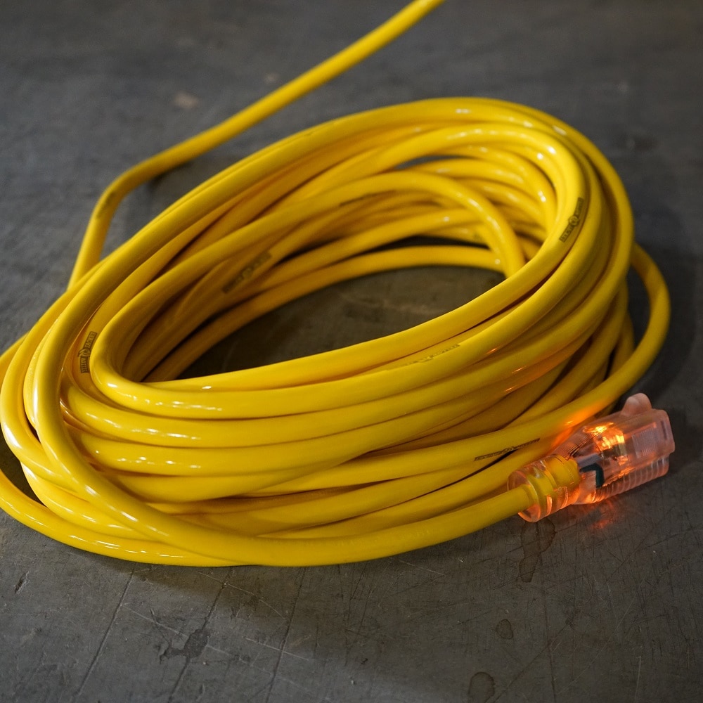 50 ft. 12/3 SJTW 15 Amps Outdoor Extension Cord with Powerlite Plug